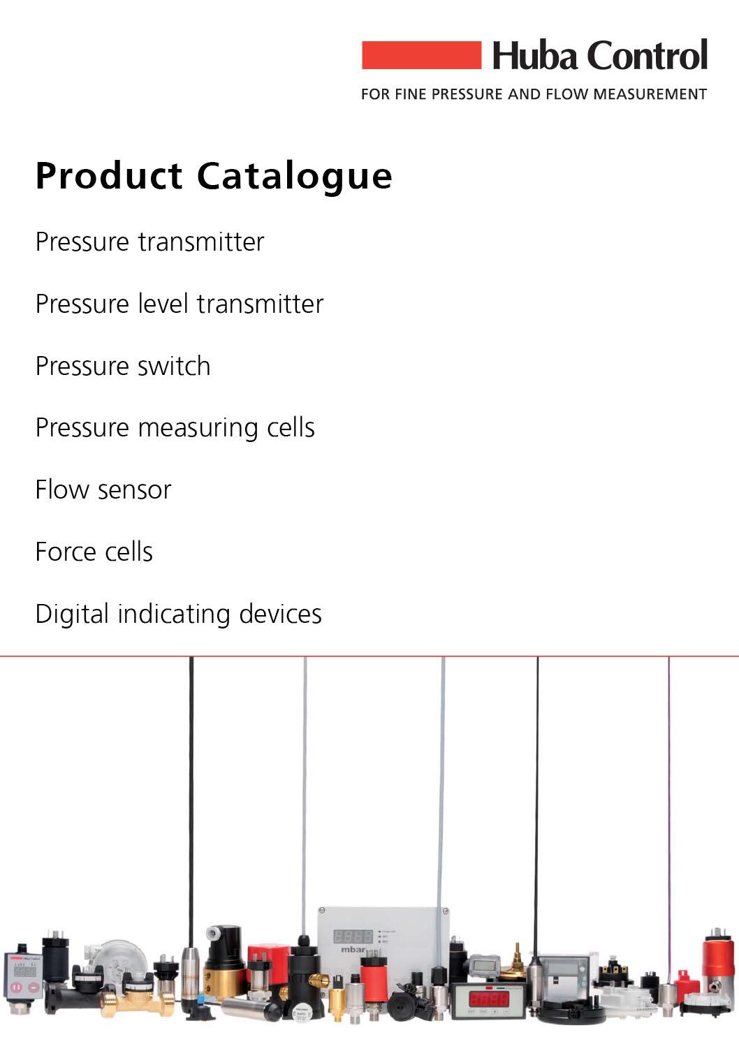 Huba Catalogue supplied by ElectroMechanica